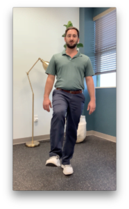Moving the opposite leg shouldn't disturb your balance