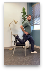 Hip extension and quad stretch