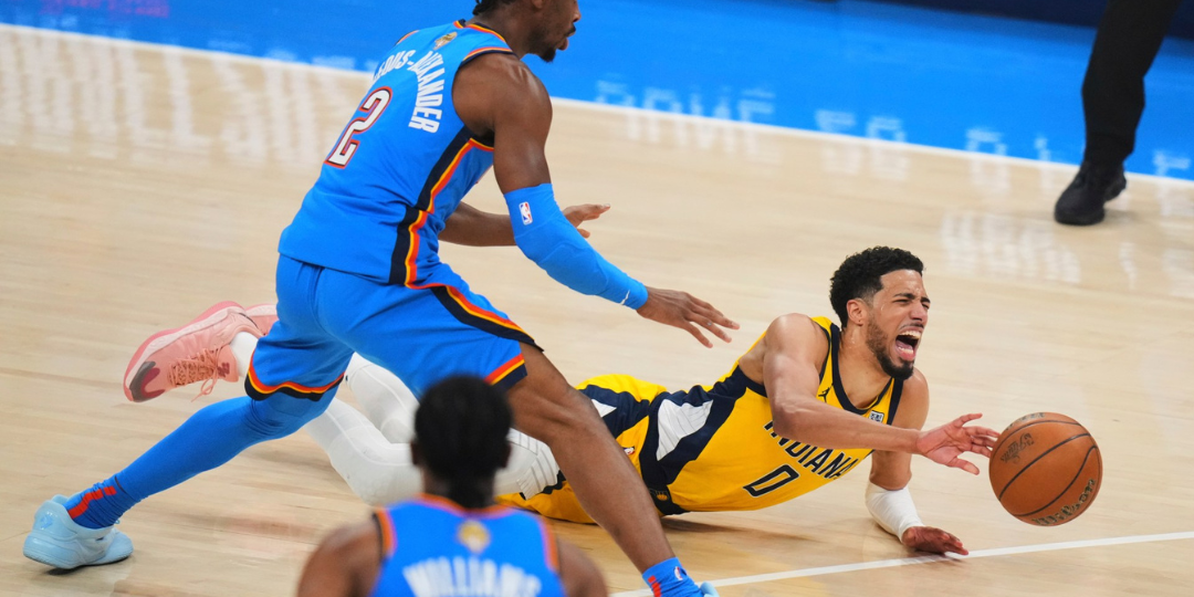 Tyrese Haliburton tearing his Achilles tendon